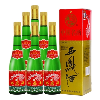 西凤绿瓶 45度 盒装