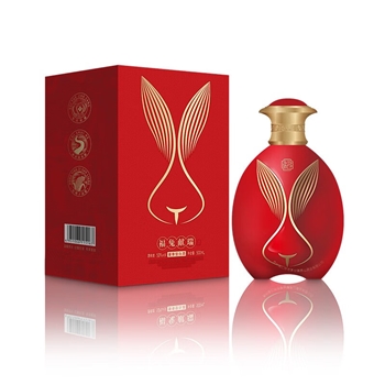 福兔献瑞酒 东方红