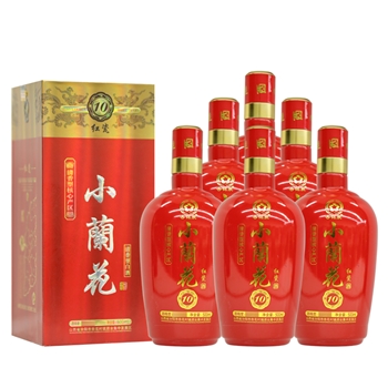 杏铭泉 红瓷小兰花 42度