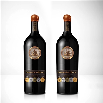 龙船颂 正牌干红葡萄酒 1500ML 礼盒装 